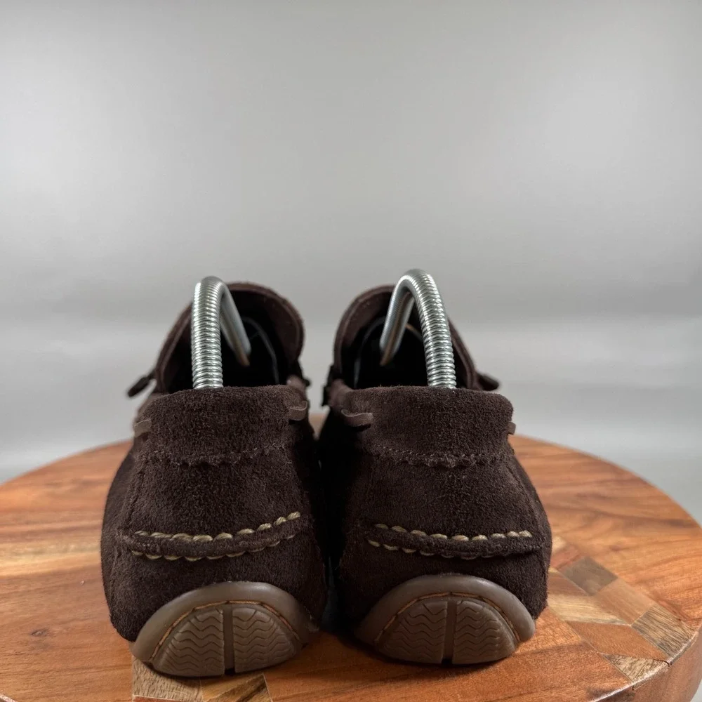 Sperry Top-Sider Mens 10.5M Brown Suede Kiltie‎ Tassel Driving Loafers